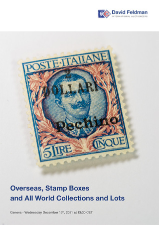 Stamp of Auction catalogues » 2021 Auction catalogue: Europe, Overseas & All World Collections